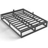 Bilily 10 Inch Full Size Bed Frame with Steel Slat Support, Low Profile Full Metal Platform Bed Frame Support Mattress Foundation, No Box Spring Needed/Easy Assembly/Noise Free view 1