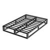 Bilily 6 Inch Full Size Bed Frame with Steel Slat Support, Low Profile Full Metal Platform Bed Frame Support Mattress Foundation, No Box Spring Needed/Easy Assembly/Noise Free view 1