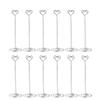 Place Card Holders, Table Picture Holder Heart Shape Menu Memo Clips for Wedding, Anniversary Party, Birthday Party, Restaurant, 12pcs 9 Tall view 1