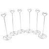Place Card Holders, Table Picture Holder Heart Shape Menu Memo Clips for Wedding, Anniversary Party, Birthday Party, Restaurant, 12pcs 9 Tall view 4