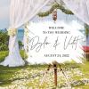 And So Adventure Begins Personalized Wedding Welcome Sign Painted Back White Welcome Sign Romantic Acrylic Wedding Decor Engagement Sign 18x24in Engagement Party Gift to Bride and Groom view 1
