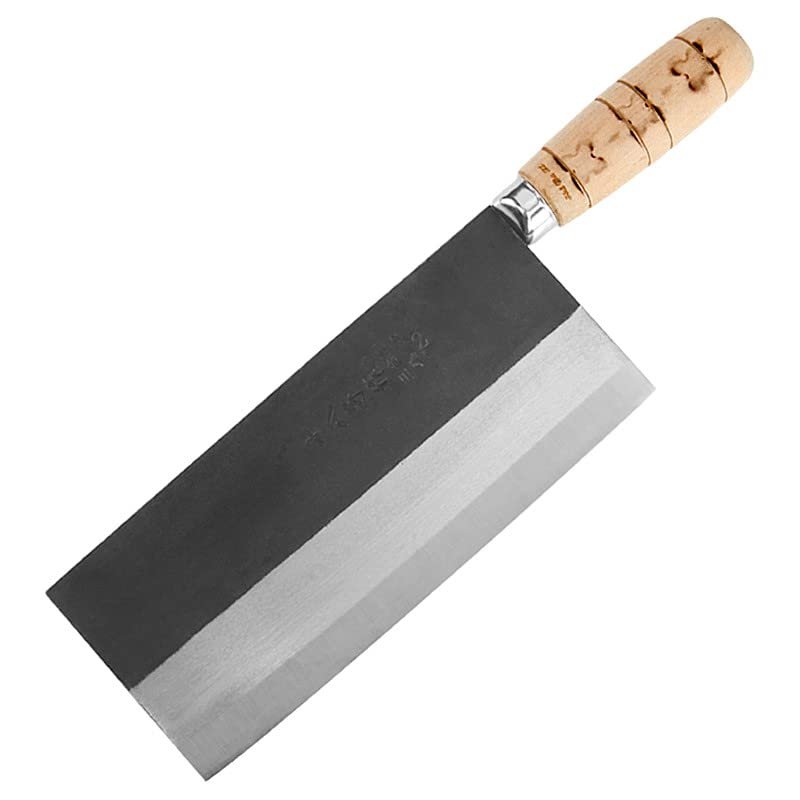 Meat Cleaver, 8inch Kitchen Fish Knife Chinese Style Carbon Steel Household Multifunctional Slicing Knives Chef Meat Cutter Cleaver Cooking Knives (Color : Chef knife)