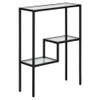 Henn&Hart 22" Wide Rectangular Console Table in Blackened Bronze, Entryway Table, Accent Table for Living Room, Hallway view 1