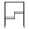Henn&Hart 22" Wide Rectangular Console Table in Blackened Bronze, Entryway Table, Accent Table for Living Room, Hallway view 4
