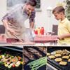 5 Pcs Large Heavy Duty Oven Liners for Bottom, Reusable Oven Liners, Stove Microwave Grills Air Fryer Liner Electric Gas Oven, Reduce Spills Stuck Foods and Clean up Black 15.7 x 13.0inch view 3