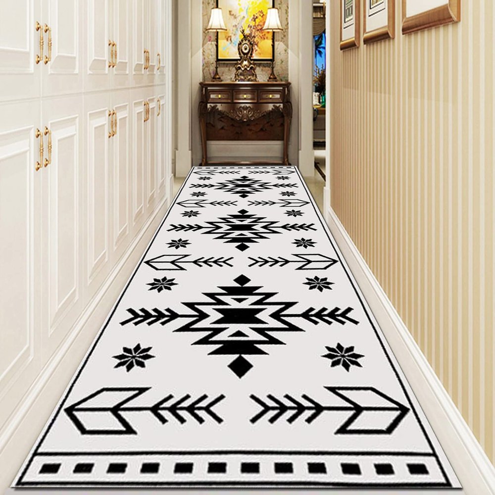 GRAPKS Carpet Runners for Hallway Stairs Passage, Indoor Kitchen Utility Rug RunnerNarrow Entryway Floor Protection Mat 100/200/300/400/500/600cm Length (Size : 3.3 ft x 19.7 ft)