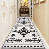 GRAPKS Carpet Runners for Hallway Stairs Passage, Indoor Kitchen Utility Rug RunnerNarrow Entryway Floor Protection Mat 100/200/300/400/500/600cm Length (Size : 3.3 ft x 19.7 ft) view 1