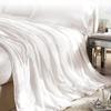 Rico Bedding 100% Silk Satin Comforter, 300 GSM, All Season Soft Quilted Down Alternative Comforter, Hotel Quality Soft Cozy Fluffy Bedding. (Rose Pink, King/Cal-King) view 3