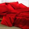 Rico Bedding 100% Silk Satin Comforter, 300 GSM, All Season Soft Quilted Down Alternative Comforter, Hotel Quality Soft Cozy Fluffy Bedding. (Rose Pink, King/Cal-King) view 4