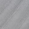 Superior Roma Cotton 3 Piece Assorted Towel Set, Highly Absorbent, Ribbed, Quick-Dry, Shower, Spa Basics, Home Essentials, Solid, Includes; 1 Bath Towel, 1 Hand Towel, 1 Face Towel, Silver view 4
