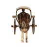 Antique Finish Brass Horse cart Figurines, Tanga Rath Showpiece, Statue for Decoration and Gifting Purpose, Product Size - H- 2.5Inch, W- 5Inch, Weight - 288gm by Indian Collectible view 2