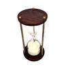 5 Minute Wood and Brass Antique Hourglass Sand Timer Sandglass Clock Ideal for Exercise, Tea Making Nautical Dcor Item & Gift for Anyone by Indian Collectible view 2