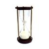 5 Minute Wood and Brass Antique Hourglass Sand Timer Sandglass Clock Ideal for Exercise, Tea Making Nautical Dcor Item & Gift for Anyone by Indian Collectible view 3