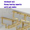 7 slots Under Cabinet Wine Glass Rack, Wine Glasses Hanger, Wine Glass Holder Storage Hanger, Metal glass cup Organizer, for Kitchen, Bar, Restaurant, Screw Install (Size : 77 * 28 * 5.5cm) view 3