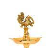 Brass Kuthu Vilakku/ Peacock samai Diya Traditional and Elegant Looking Lamp for Interiors, Pooja and Giftings Size 11" Inch by Indian Collectible view 4