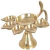 Brass Panch Aarti Lamp/Pancharti Diya Oil Lamp/Panch aarti Jyoti Puja Diya for Diwali-Pack of 1 (4 INCH) by Indian Collectible view 4