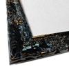 Glam Framed White Fabric Bulletin Board Handcrafted (24x30, Jet Black) view 3