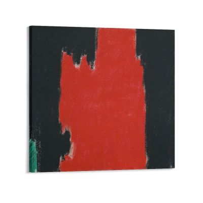 Clyfford Still PP-104 Abstract Painting Art Home Decoration Oil Painting Works Art Frame Canvas Art Wall Decoration Art Hanging Painting Decorative Painting Hanging Red Paint Poster Decorative Paintin