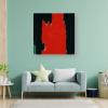 Clyfford Still PP-104 Abstract Painting Art Home Decoration Oil Painting Works Art Frame Canvas Art Wall Decoration Art Hanging Painting Decorative Painting Hanging Red Paint Poster Decorative Paintin view 3