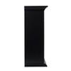 SEI Furniture Torlington Color Changing Marble Tiled Fireplace - Black view 3