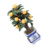 Decoration Ceramic Mini Orange Tree Potted Plants Toys Photograph Props for Mini Garden Doll House Ornaments view 1