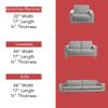 LAMINET Deluxe Extra Thick Sagging Furniture Cushion Support Insert- | Seat Saver| New and Improved| Extend The Life of Your Large Sofa | 60% Thicker-Large Sofa- Up to 88" Wide view 3