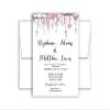 Personalized Wedding Invitation with Envelopes - Florals Roses Romantic view 1