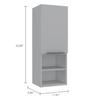 Boahaus Lisboa Medicine Cabinet (White) view 3