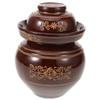 1 Set Pickle Jar Storage Jar Air Tight s with Lids Storage Containers with Lids Storage Containers Kitchen Pantry Kimchi Food Containers with Pickle Pot Brown Pottery view 1
