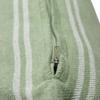 20" Square Interwoven Double-Striped Cotton Pillow Cover view 4