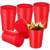 Yungyan 16oz Stadium Cups Reusable Plastic Cups Blank Drink Tumblers for Parties, Events, DIY Projects,4.5 x 3.54 x 2.72 Inch view 1