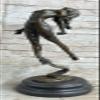 EUROPEAN BRONZE Dancer Gymnast Pure Bronze Figure Statue Decorative HOT CAST Figurine Home Gift view 1