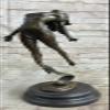 EUROPEAN BRONZE Dancer Gymnast Pure Bronze Figure Statue Decorative HOT CAST Figurine Home Gift view 3