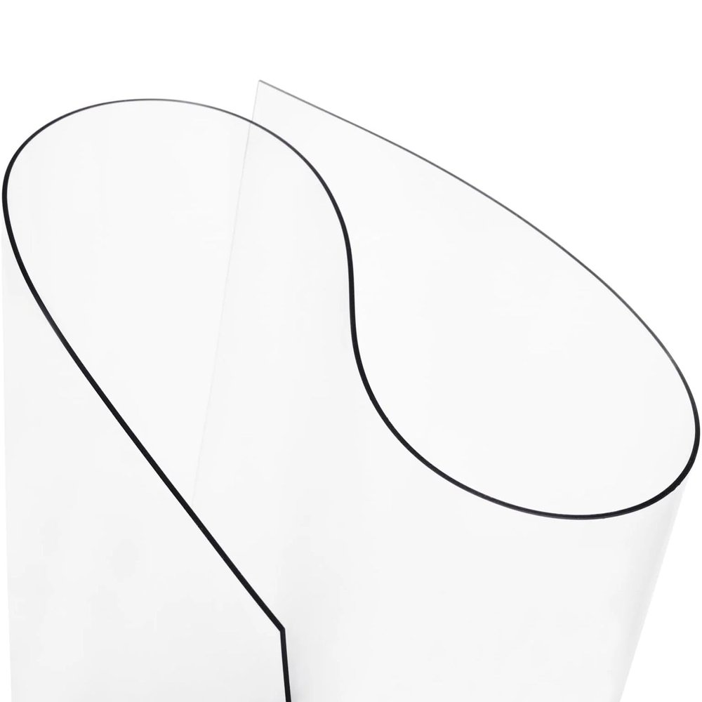 ExactMade Clear Table Protector, Vinyl Table Cover, 34 x 34 Inch