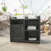 Mayne Inc. Fairfield Towel Valet - Graphite Grey - 47in x 20in x 41in - Capacity of 40 Medium Swim Towels, 70 Hand Towels (8855-GRG) view 2
