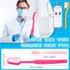 Ireer 2 Pieces Giant Toothbrush Prop Large Toothbrushes Big Brush Oversized Gag Novelty for Summer Halloween Costume Take Picture Comedy Party Favors Pet Grooming Brush(Blue, Pink) view 3