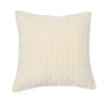 20" Square Quilted Velvet Pillow Cover with Channel Stitch view 1