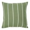 20" Square Interwoven Stripe Cotton Pillow Cover view 1
