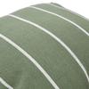 20" Square Interwoven Stripe Cotton Pillow Cover view 4