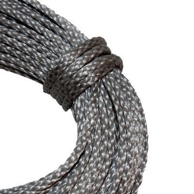 Samson Amsteel Blue Rope 1/4" Strong Dyneema Fiber, 8600 lb Tensile Strength, Torque Free, Low Stretch, 12 Strand, Easy to Splice, Wire Replacement and More (1/4" x 100', Silver)