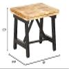 CHARMMA Extendable Table,Wooden Farmhouse Dining Table, Folding and Expandable Dining Table,Coffee Table Converts to Dining Dable for Kitchen,Living Room,Dinning Room,Solid Mango Wood,63"x27.6"x17.7" view 2