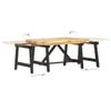 CHARMMA Extendable Table,Wooden Farmhouse Dining Table, Folding and Expandable Dining Table,Coffee Table Converts to Dining Dable for Kitchen,Living Room,Dinning Room,Solid Mango Wood,63"x27.6"x17.7" view 4