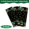 3pcs Reptile Tablecloth Reptile Birthday Party Decorations Summer Supplies Snakes Lizard Reptiles Swamp Alligator Table Cover Disposable Jungle Wilderness Reptile Party Favors for Kids 54x108 view 4