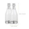 Didiseaon Bottle Candy Boxes: 10pcs Mini Bottles Plastic Party Favors Candy Jars Treat Containers for Weddings Birthdays Baby Shower Bachelorette Party Silver view 2