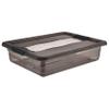 keeeper Storage Box with Lid and Sliding Closure, 7 l, Transparent, Crystal Grey view 1