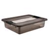 keeeper Storage Box with Lid and Sliding Closure, 7 l, Transparent, Crystal Grey view 3