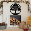 Custom Tree of Life Metal Sign, Personalized Family Last Name Signs, Outdoor Metal Wall Art Monogram Decor, Housewarming Gift for Couple, Anniversary, Wedding Gifts, Wall Decor view 2
