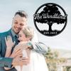 Custom Tree of Life Metal Sign, Personalized Family Last Name Signs, Outdoor Metal Wall Art Monogram Decor, Housewarming Gift for Couple, Anniversary, Wedding Gifts, Wall Decor view 4