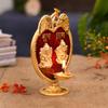 Laxmi Ganesha Diya Idol Statue- Brass Gold Finish Diya Oil Lamp Hindu Ganesh Lakshmi Showpiece Shubh Labh Home Office Decor Puja Pujan Diwali Decoration by Indian Collectible view 3
