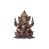 Antique Finish Brass Laxmi Ganesha on Lotus by Indian Collectible view 4